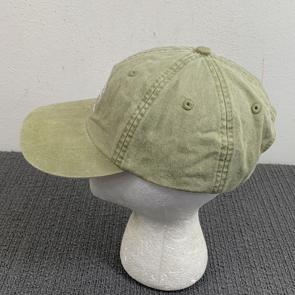 The Hang Out Bar & Grill Baseball Hat Unisex Adjustable Olive Green Strapback - Picture 6 of 15